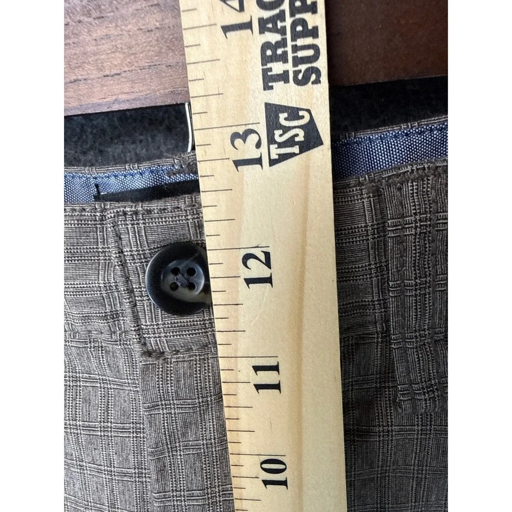 Banana Republic Relaxed Tapered Fit Pants‎ Mens 34x27 Altered Textured Gentleman